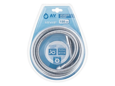 Душевой шланг1/2''х1/2'' 150см AVSSS-047 AV Engineering AVSSS-047