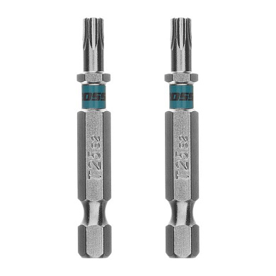 Бита Torx 25х50мм, сталь S2, шестигр., 2 шт. Gross 114711