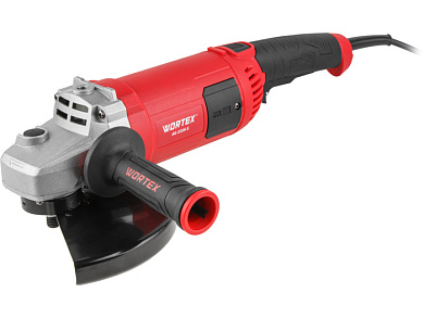 Двуручная углошлифмашина AG 2326-5 в кор. 2400 Вт, 230мм, 6500 об/мин, плавн. пуск, поворот. WORTEX 2333050