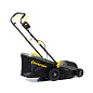 Газонокосилка электрическая, 1,6 кВт, пласт.+ткань травосб. 42л, ширина 380мм, 30-75мм CHAMPION EM3816