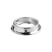 Крепление (розетка) трубы d50 декоративная с винтом, хром AKS 72070