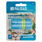 Соединитель пластмассовый, быстросъемный для шланга 1/2, аквастоп, однокомпонентный Palisad Luxe 66258