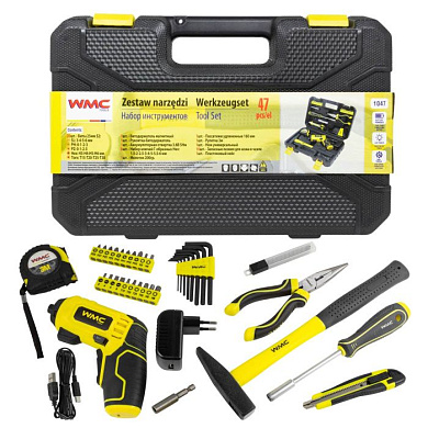 Набор инструментов 47 пр. 1/4'' WMC TOOLS WMC-1047