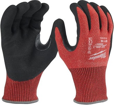Перчатки защитные Cut level 4/D 10/XL Milwaukee 4932479914