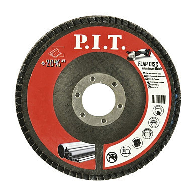 Круг лепестковый шлифовальный 125x22,2 мм A80 PIT APLS01-12580