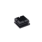 Заглушка для квадр. трубы 25*25 QUADRO, черный AKS 113432