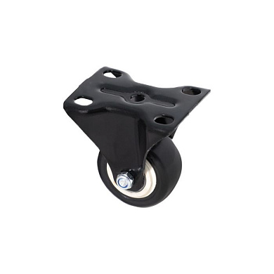 Ролик меб. DIAMOND d50 h72 прямоходящий, черный тип 2 AKS 112039