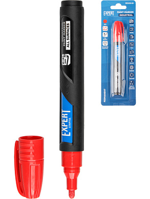 Маркер-краска промышл. перманентный 2-4 мм красный EXPERT STARTUL SE3230-02