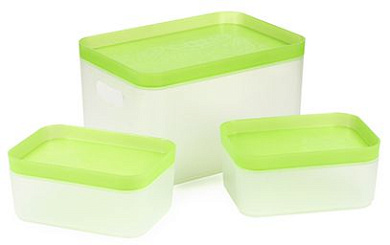 Набор органайзеров для хранения Good mix (киви) BEROSSI АС 25943000