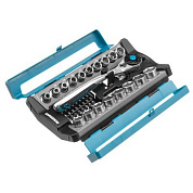 Набор инструментов 36 пр. 1/2''&3/8'' CrV Gross 14145