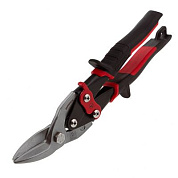 Ножницы по металлу Piranha, 250 мм, прямой и левый рез, сталь СrMo, Gross 78321