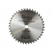 Диск пильный с напаянными зубцами из твердых сплавов 350х32х40T Geko G00155