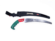 Пила усиленная с изогнутоым полотном L300 мм/4 мм/1.2 мм, в чехле с поясным креплением Samurai C-330-LH