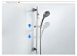 Душевая штанга, нержавеющая сталь, сатин L78002-3 Ledeme
