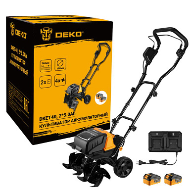 Культиватор аккумуляторный DKET40 DEKO 085-2023
