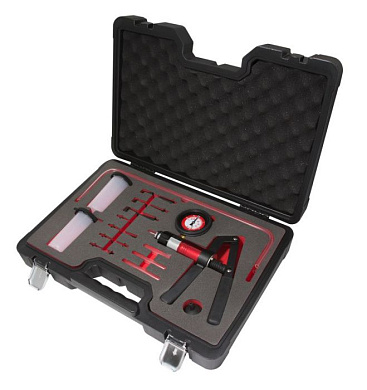 Приспособление для проверки гермитичности систем 21 пр., давление 0-3bar, вакуум -1 - 0 bar Forsage F-908G8D