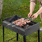 Мангал сварной, 605х375х138/640 мм, сталь 2 мм, Camping Palisad 69668