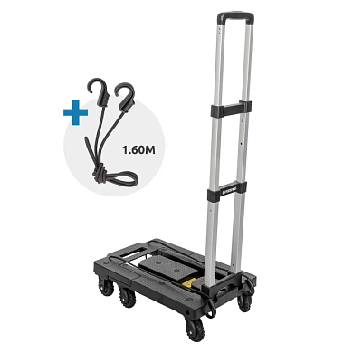 Тележка платформенная складная с телескопической ручкой, до 170 кг Forsage F-VT270