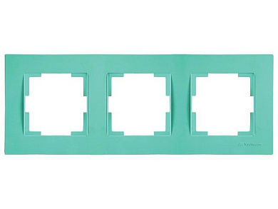 Рамка 3-ая горизонтальная зеленая, RITA, Mutlusan 22208001310