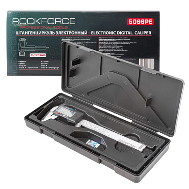 Штангенциркуль электронный с шагом 0.02 мм. 0-125 мм. RockForce RF-5096PE