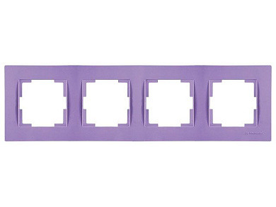 Рамка 4-ая горизонтальная пурпурная, RITA, Mutlusan 22208001425