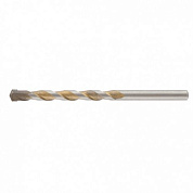 Сверло по бетону, улучшенное пылеудаление, цилиндрический хвостовик Сибртех