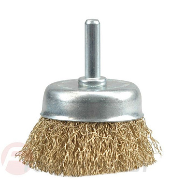 Щётка-крацовка чашечная мягкая 50 мм со стержнем Vorel 06987