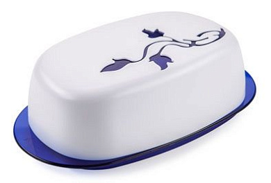 Масленка Viola (синий полупрозрачный) BEROSSI ИК 19710000