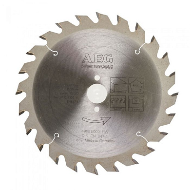 Диск для циркулярной пилы 165x20x24Z AEG Powertools 4932430311