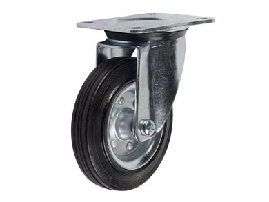 Колесо поворотное усиленное резина SRC 42 100 мм TOR 1027184