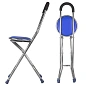 Трость-стул складная 4-х ногая WMC TOOLS WMC-4L (синий)