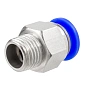 Фитинг для пластиковых трубок 10 мм-наружная резьба 1/4" RockForce RF-SPC10-02