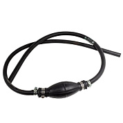Шланг для перекачки топлива ''ГРУША'' с 4-мя хомутами 12х2 мм RockForce RF-3906