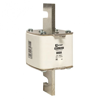 Плавкая вставка ППН-41 1250/ 800А габарит 4 EKF fus-41/1250/800