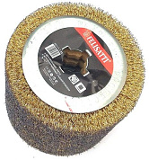 Щетка для щеточношлифовальных машин, полировальная, войлочная (Ф110 x100mm) для окончательной полировки и придания блеска Felisatti Щ-110/7 Felisatti