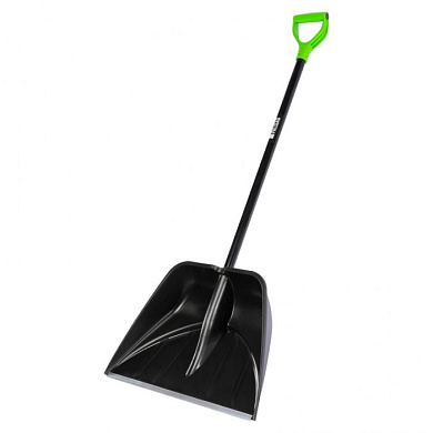 Лопата для уборки снега пластиковая PROFI, 550х415х1405 мм, алюминиевый черенок, Россия Palisad 61607
