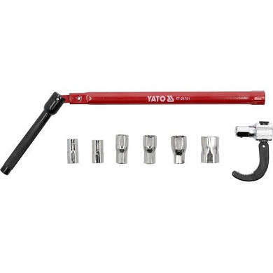 Набор гаечных ключей для фитингов 9, 10, 11, 12, 14, 17 мм 8 пр Yato YT-24781