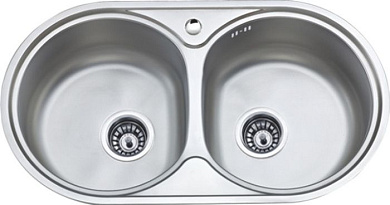 Кухонная мойка из нержавеющей стали, декорированная Ledeme L67944B
