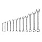 Набор ключей комбинированных, 6-22 мм, 12 шт., CrV, полированный хром Matrix 15426