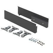 Держатель передней стенки внутреннего ящика h167 Evolution графит с рейлингом на фасаде SLIMBOX EVOLUTION 117387