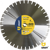 Алмазный диск по бетону и камню 230x10х22,23 мм серия Master GRAFF 22230