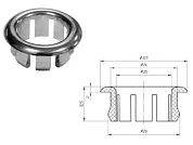 Обрамление для перелива ХРОМ, ИнкоЭр И-ОбрамлениеХ-193Р