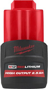 Аккумулятор для инструмента Milwaukee M12 HB2.5 High Output 4932480164