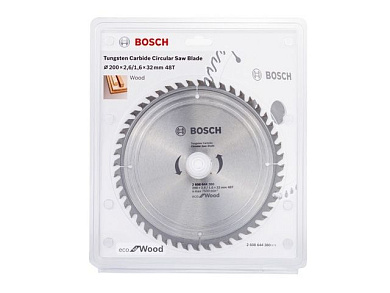 Пильный диск ECO for Wood 200х30 мм Z48 BOSCH 2608644380