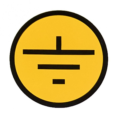 Наклейка "Земля" (d30мм,) EKF PROxima an-1-06