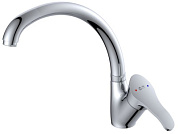 Смеситель для кухни, Lt D40, серия JAS, высота излива - 236 мм, длина излива - 209 мм излив поворотный, G-образный. AV Engineering AVJAS4-A080-559