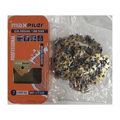 Цепь пильная MXSP (GCS52-D1.GCS52-C2.Парма 2М Carver) в метал.короб PIT MXSP-1,3-72-0,325
