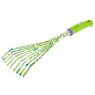 Грабли веерные 9 - зубые, 130 х 415 мм, стальные, пластиковая рукоятка, Flower Green, Palisad 620425
