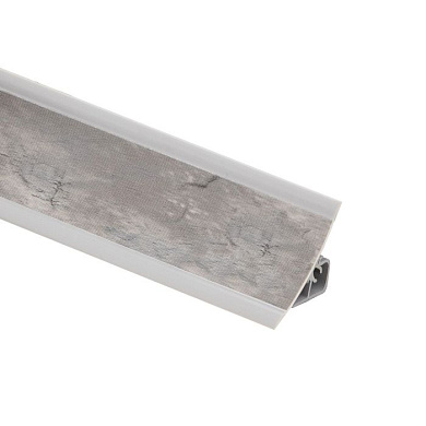 Плинтус ПВХ к столешнику LР бетон орнаментальный серый (153) (1шт=3м.п.) EL-MECH-PLAST 61287