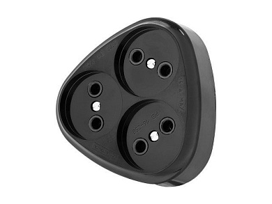 Разветвитель 3-местный, б/з, 16А, 250В, черный Bylectrica РВ16-258ч